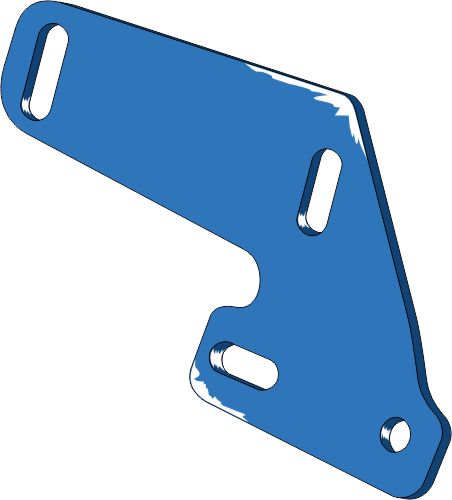 Fäste för sopbräda - höger