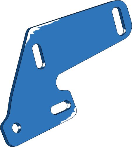 Fäste för sopbräda - vänster