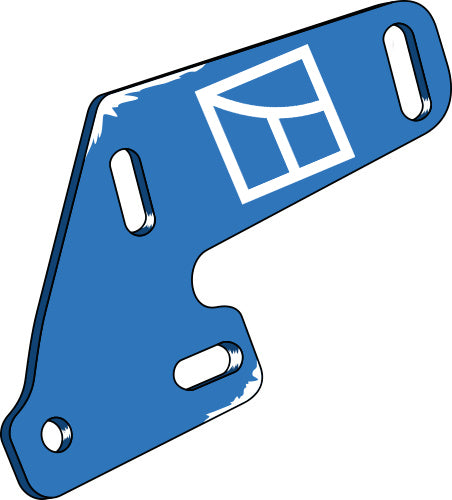 Fäste för sopbräda - vänster