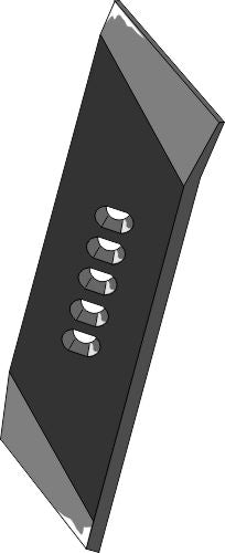 Vendbart spids 80x14 - højre