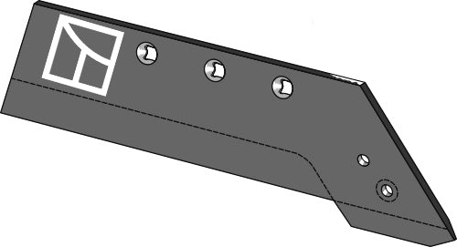 Vendbar spidsandel - højre