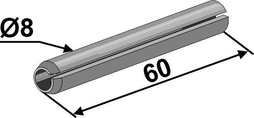 Klämstift - Ø8x60