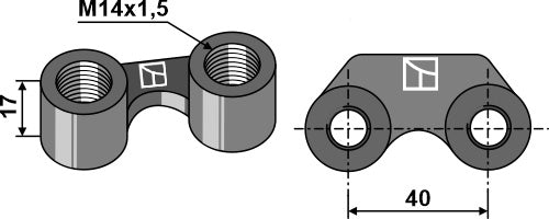Lyftmutter - M14x1,5