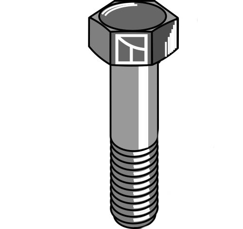 Sexkantskruv med metrisk fin gänga – M16x1,5x45 – 12,9