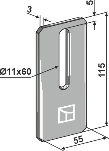 Skraber til pakkeruller