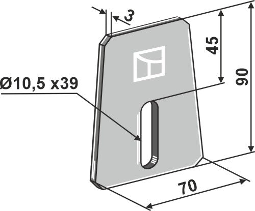 Skraber til pakkeruller