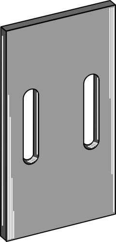 Skrape for pakkeruller