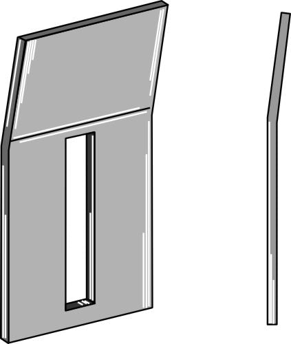 Scraper for packer rolls