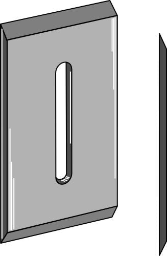 Skrape for pakkeruller