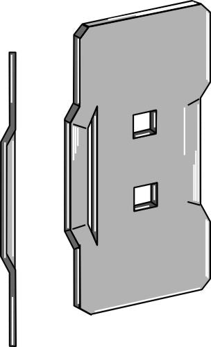 Skrapa för packarvalsar