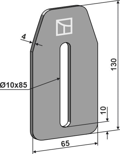 Skrapa för packarvalsar