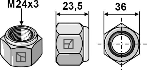 Självlåsande mutter