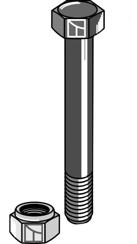 Bult med självlåsande mutter – 7/16''UNF
