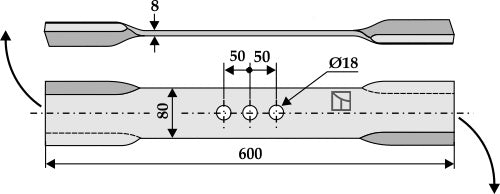 Flyttblad 600 mm – höger