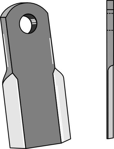 Rak blad 150x60mm - gammal modell