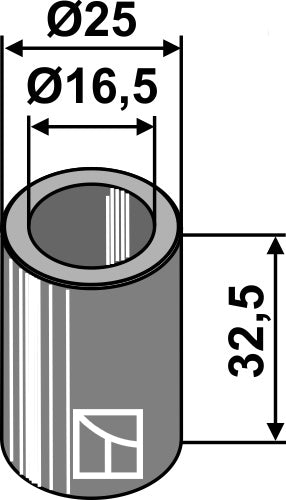 Bush 32,5xØ16,5xØ25