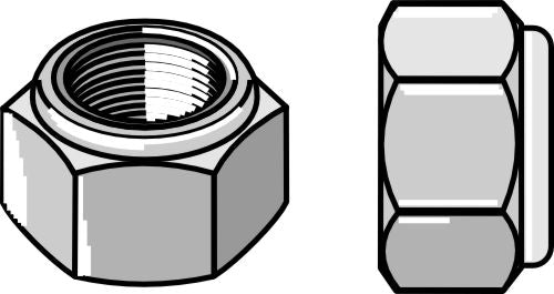 Självlåsande mutter - Polystop