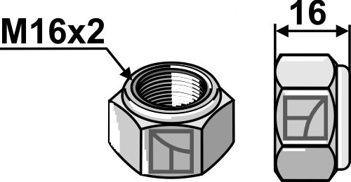 Självlåsande mutter - Polystop