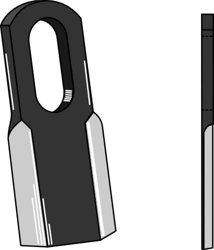Rak blad 113 x 40 mm