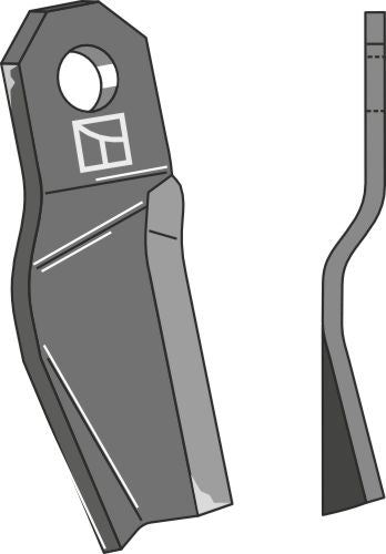 Comminution blade, left model