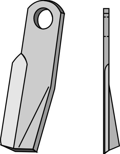 Flail 145x50mm - right