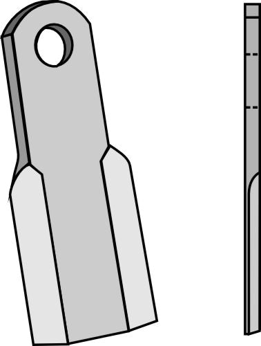 Rak kniv 200 x 50 mm
