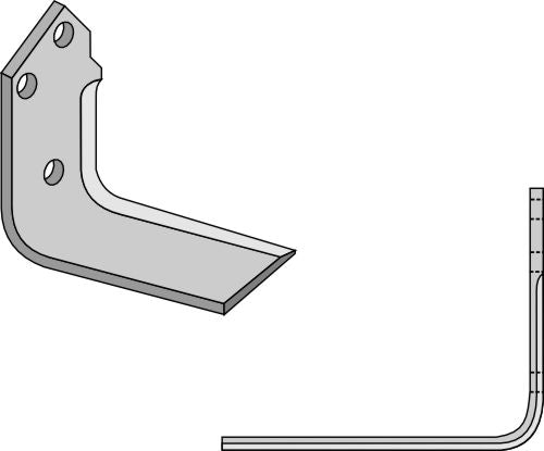 Kaivinkoneen terä - oikea