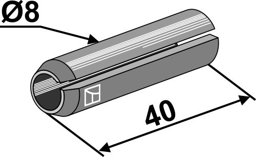 Klämstift - Ø8x40