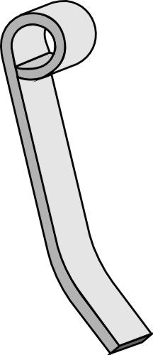 Central slagor 200x34 mm
