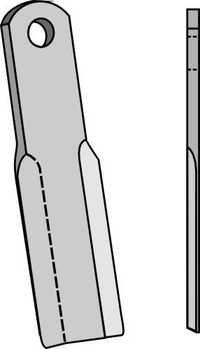 Rakt blad 235 x 40 mm