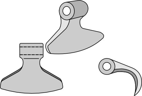 Beskæringshammer 200 x 75 mm