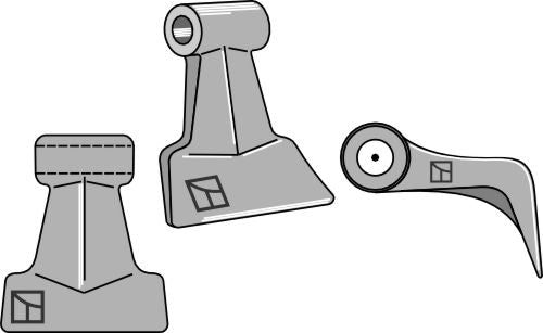 Beskæringshammer 83x45,5 mm