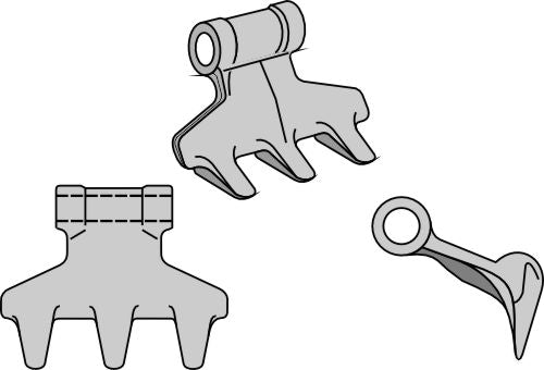 Beskjæringshammer 163x98mm