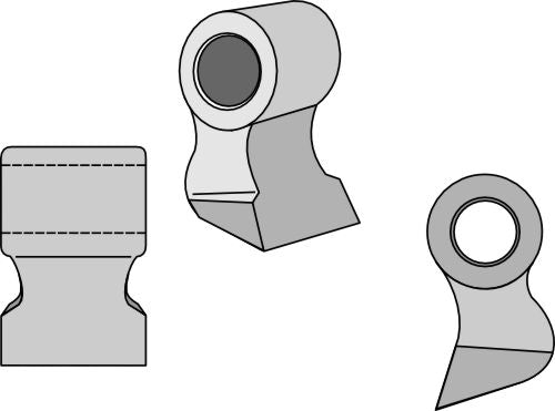 Beskärningshammare 60x60 mm