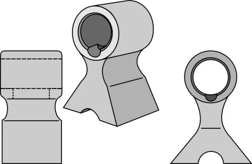 Beskärningshammare 78x78 mm