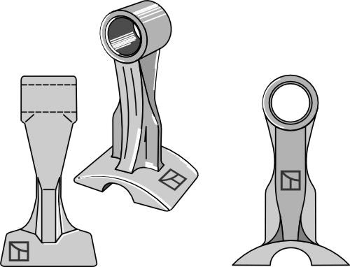 Beskæringshammer 59x42 mm