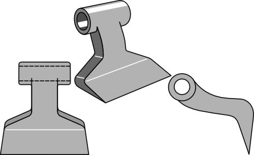 Beskärningshammare 118x68 mm