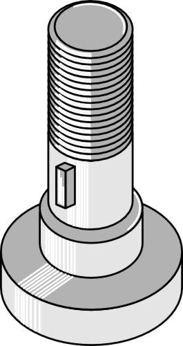 Pin for assembling with 1 blade