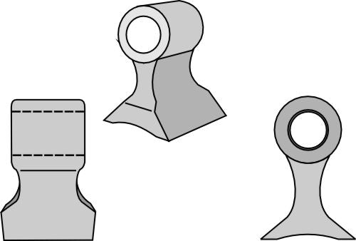 Beskärningshammare 70x60 mm