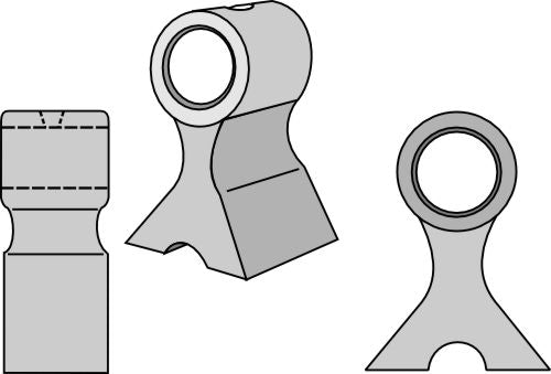 Beskärningshammare 78x78 mm