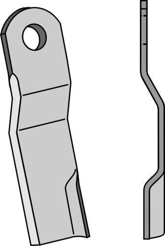 Blad 220 x 50 mm, höger