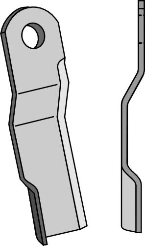 Blad 220 x 50 mm, vänster