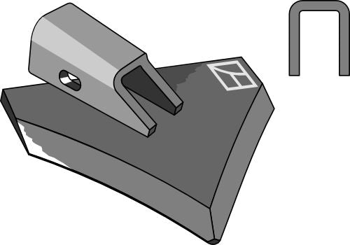 Spade-blad - vänster