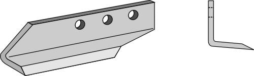 Trencher blade - left model