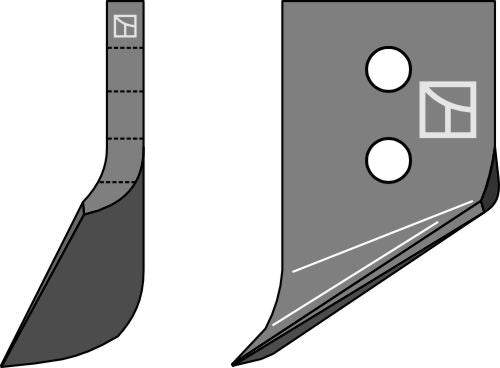 Dikesfräsblad - vänster