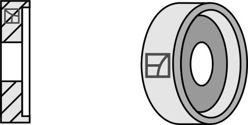 Busk för halmhackans slagblad