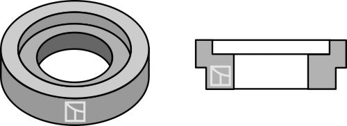 Busk för halmhackans slagblad