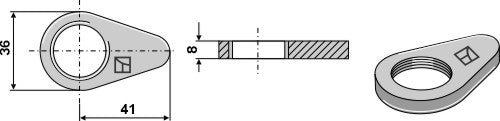 Låsmutter - standard