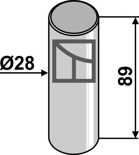 Stift Ø28