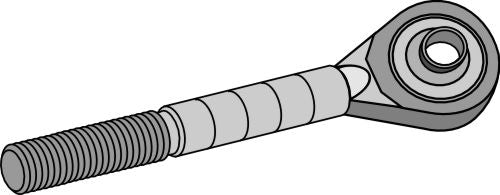 dragstång 1 1/16 Vänstergängad
